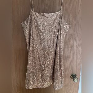Gold Glitter Dress